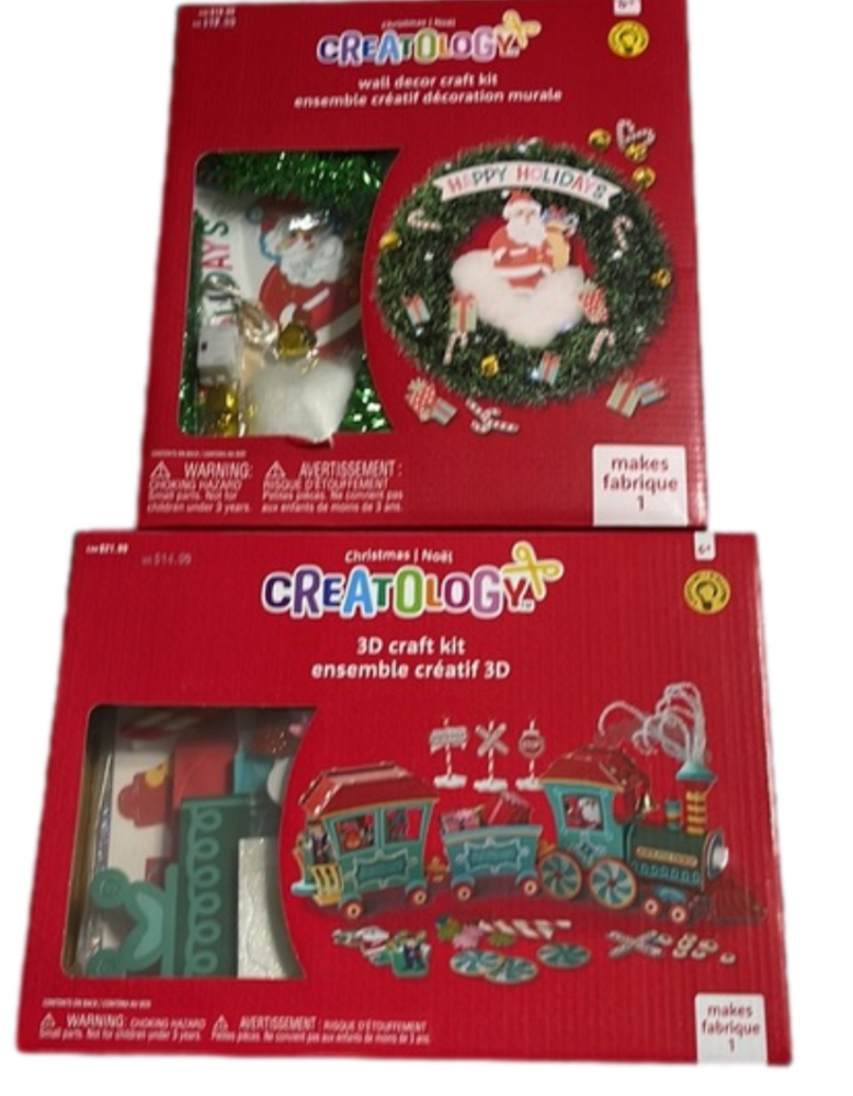 Set/2 new Christmas craft sets